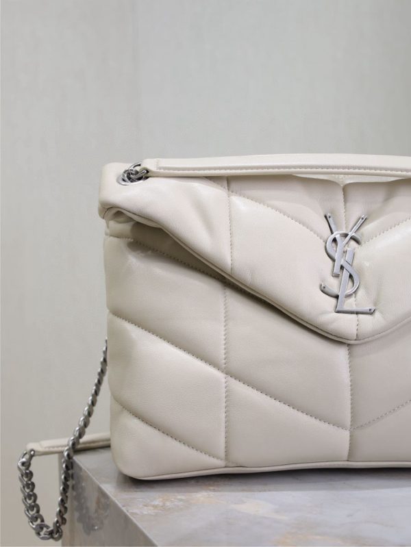 SL LOULOU MEDIUM PUFFER BAG - 图片 3