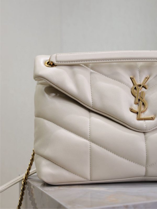 SL LOULOU MEDIUM PUFFER BAG - 图片 3