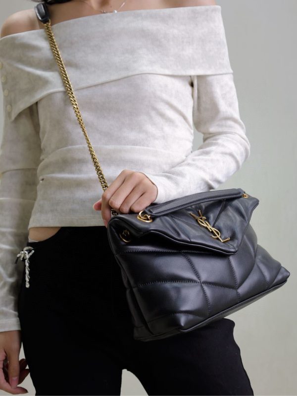 SL LOULOU PUFFER SMALL BAG - 图片 18