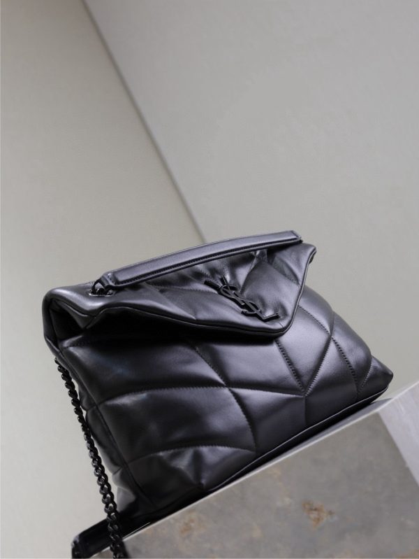 SL LOULOU MEDIUM PUFFER BAG - 图片 4