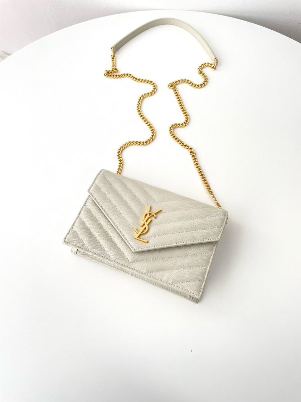 SL CASSANDRE ENVELOPE WALLET ON CHAIN - 图片 7