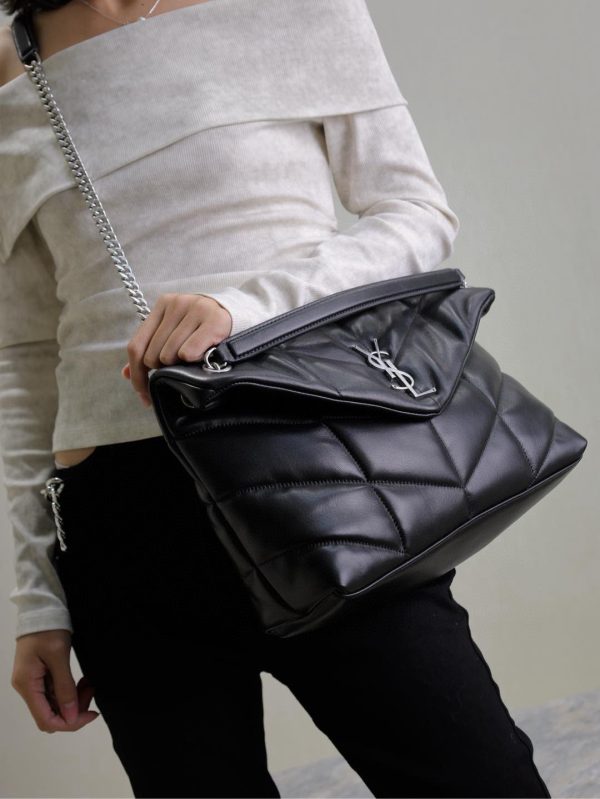 SL LOULOU MEDIUM PUFFER BAG - 图片 13