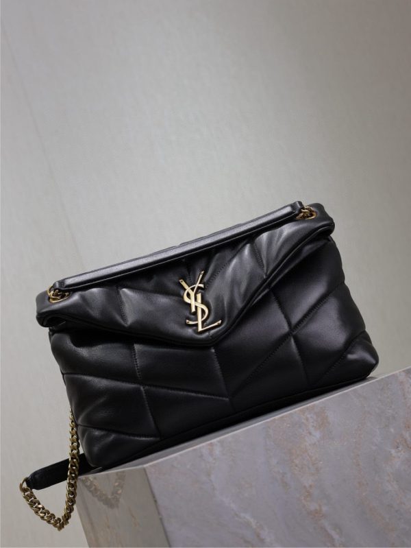 SL LOULOU MEDIUM PUFFER BAG - 图片 3