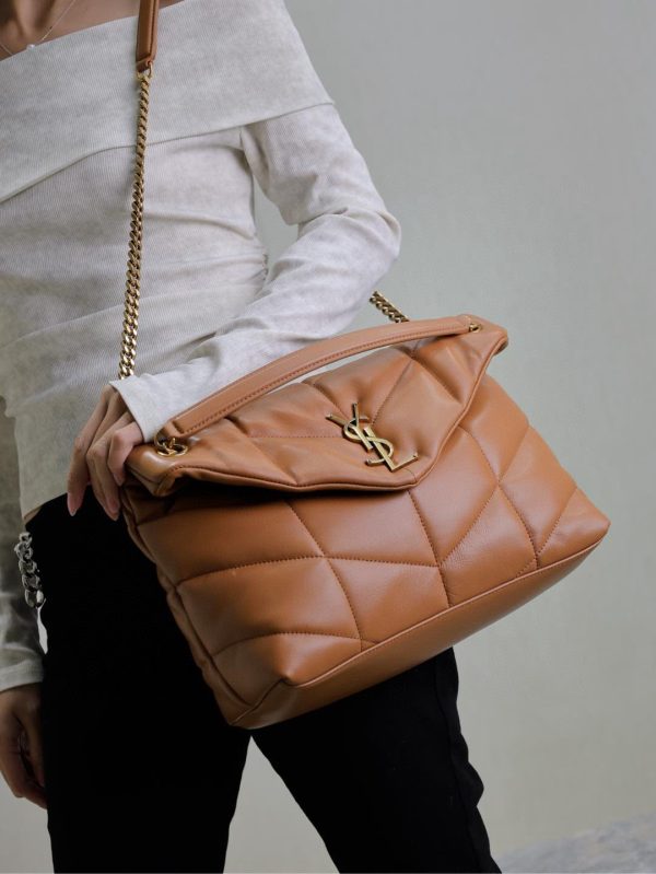 SL LOULOU MEDIUM PUFFER BAG - 图片 21
