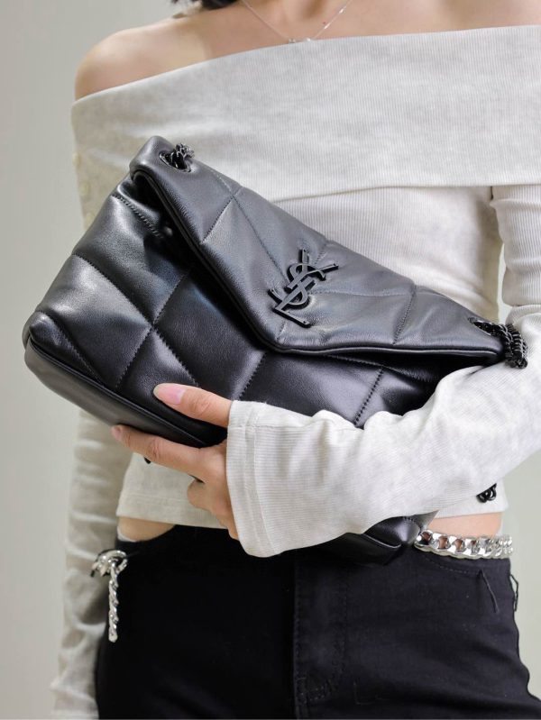 SL LOULOU PUFFER SMALL BAG - 图片 17