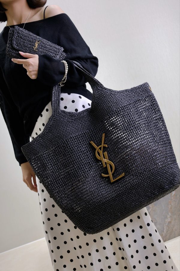 SL ICARE IN RAFFIA BAG - 图片 20