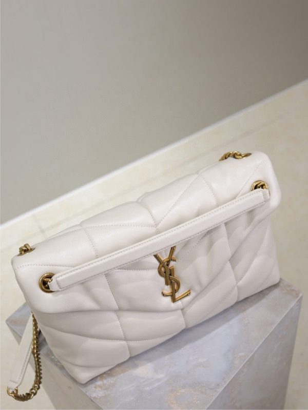 SL LOULOU MEDIUM PUFFER BAG - 图片 10
