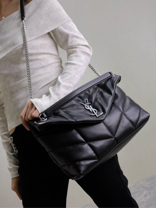 SL LOULOU MEDIUM PUFFER BAG - 图片 10