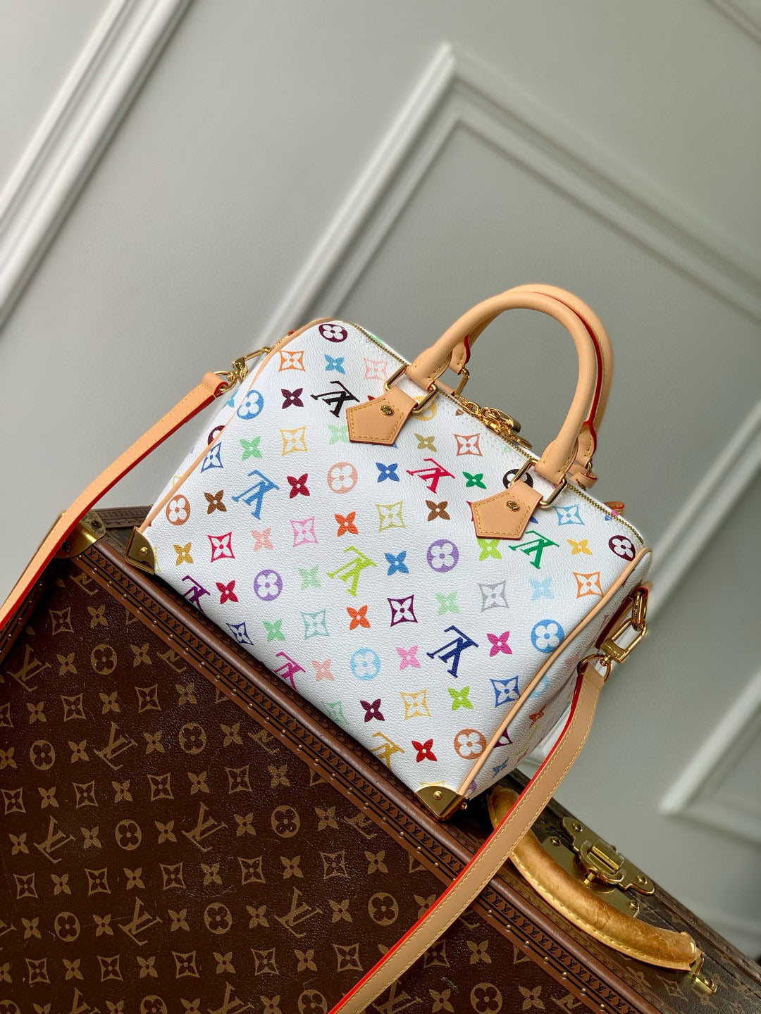 LOU x MURAKAMI SPEEDY 25 BAG - 图片 5