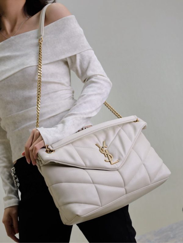 SL LOULOU MEDIUM PUFFER BAG - 图片 20