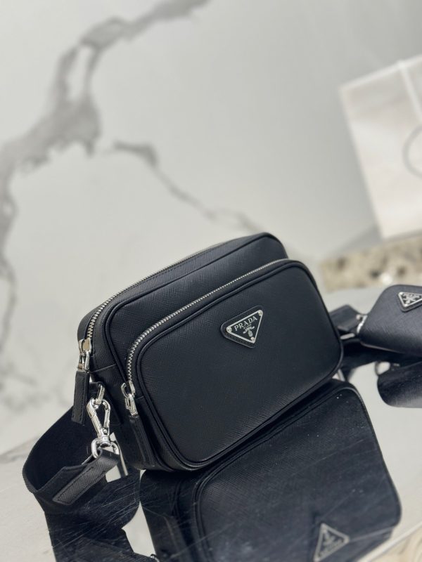 PD SAFFIANO LEATHER SHOULDER BAG - 图片 3