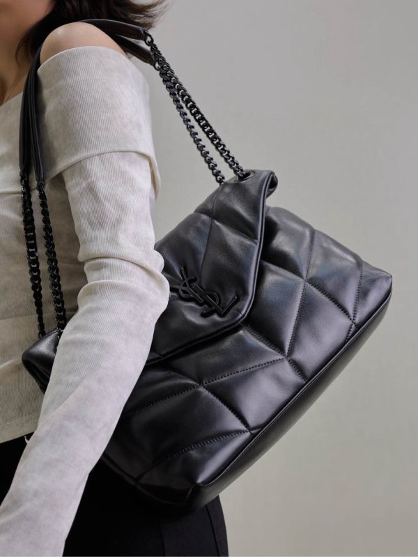 SL LOULOU MEDIUM PUFFER BAG - 图片 20