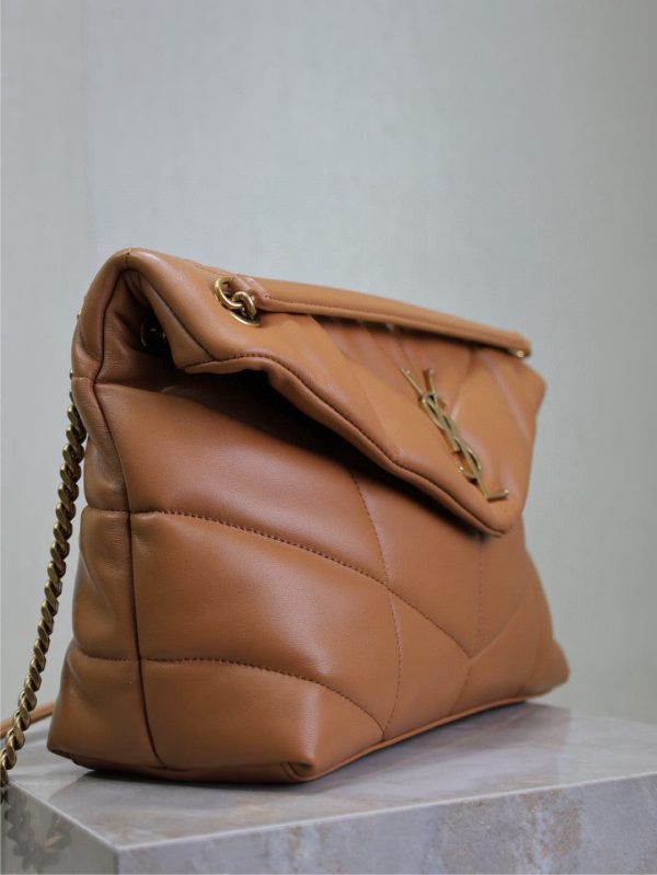 SL LOULOU MEDIUM PUFFER BAG - 图片 5