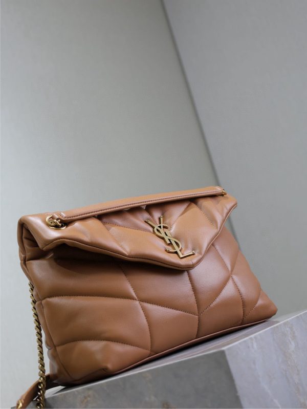 SL LOULOU MEDIUM PUFFER BAG - 图片 4