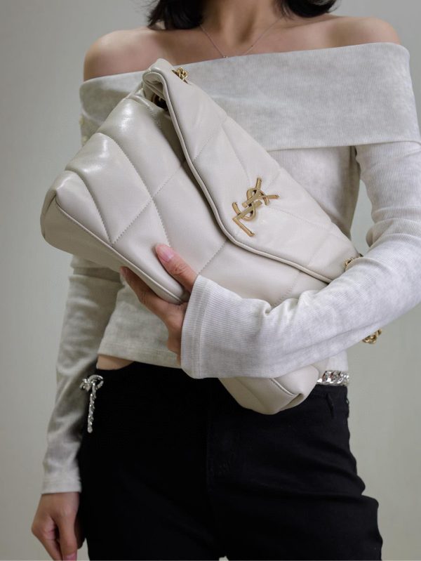SL LOULOU MEDIUM PUFFER BAG - 图片 21
