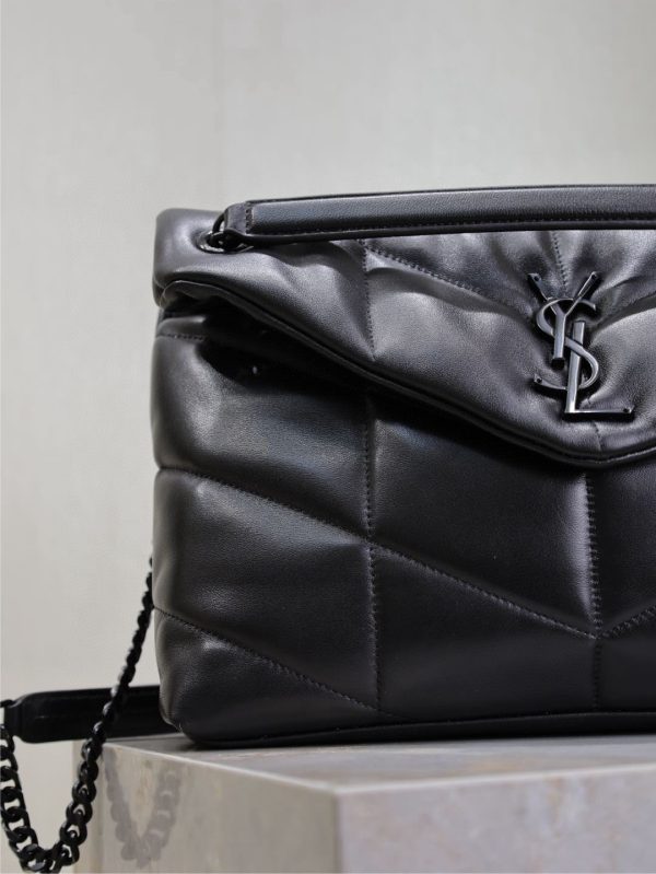 SL LOULOU MEDIUM PUFFER BAG - 图片 3