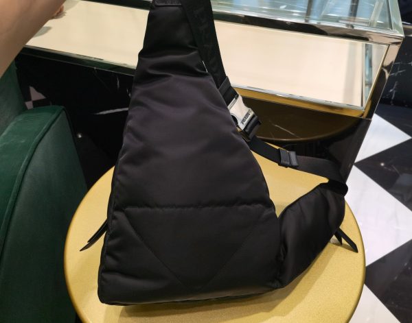 PD RE-NYLON AND LEATHER BACKPACK - 图片 5