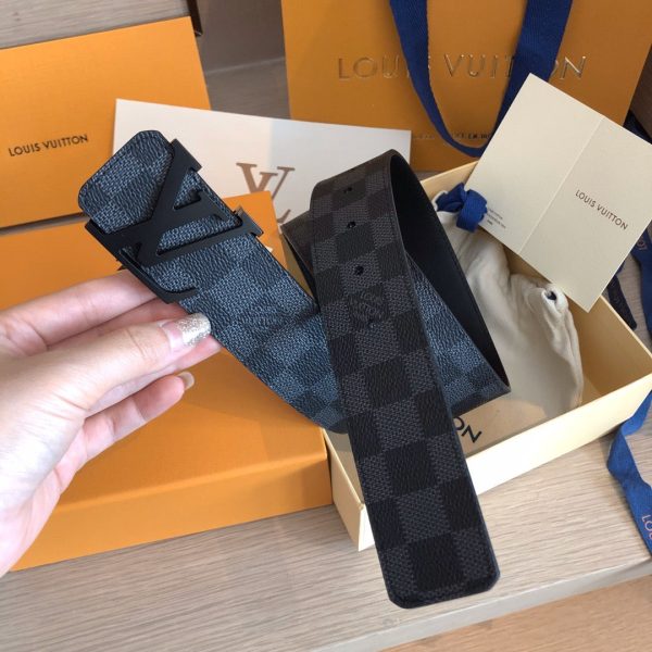 LOU INITIALS 40MM MATTE BLACK BELT - 图片 8