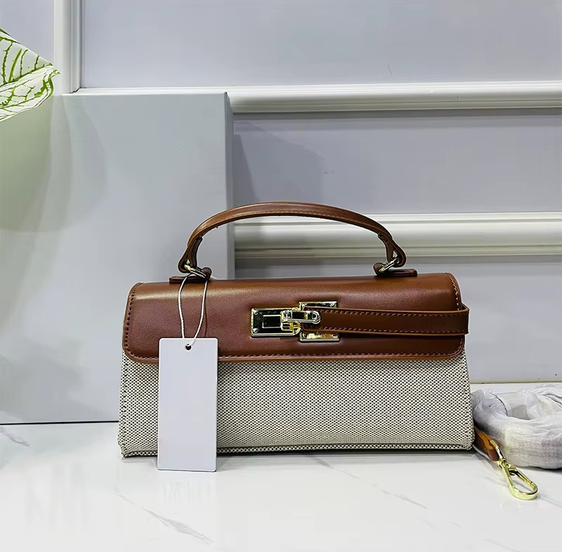 Luxury Brand Lock Design Tote Bag - Image 12