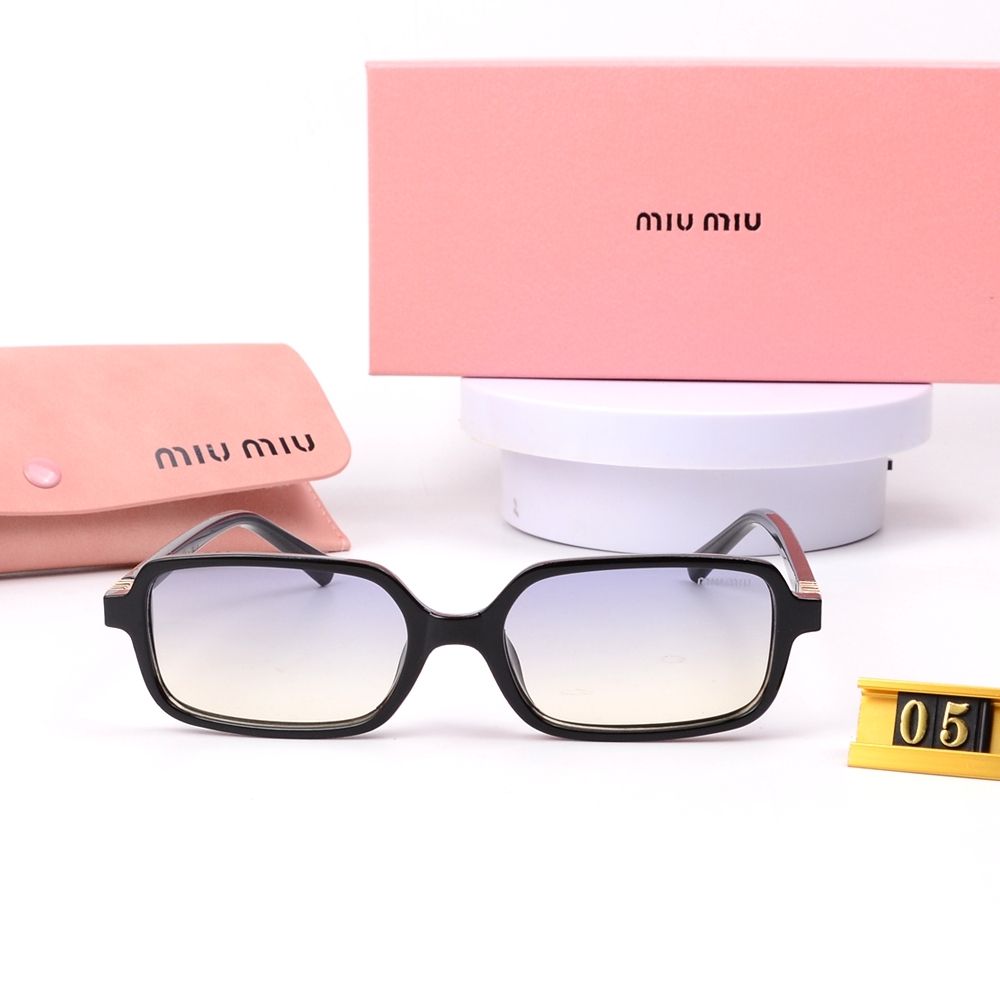 Leopard Print Square Frame Retro Glasses & Sunglasses - Image 15