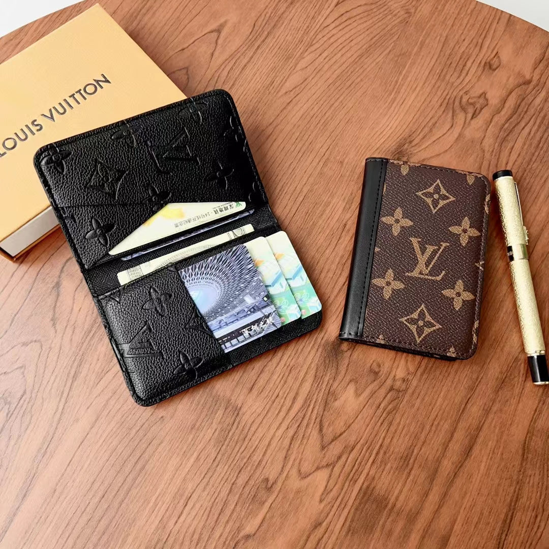 Elegant Lou Checkered & Monogram Wallets - Image 2
