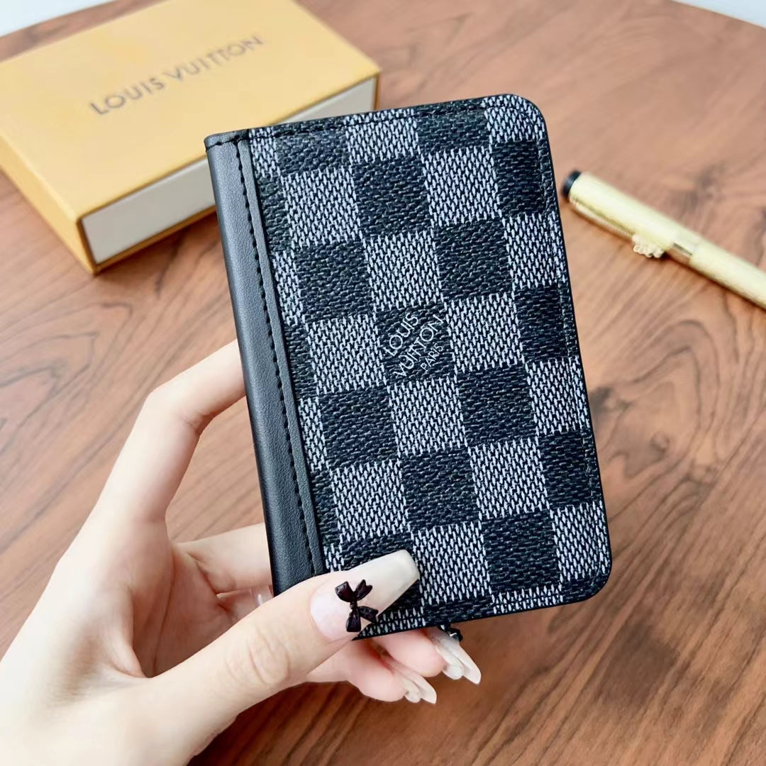 Elegant Lou Checkered & Monogram Wallets - Image 10