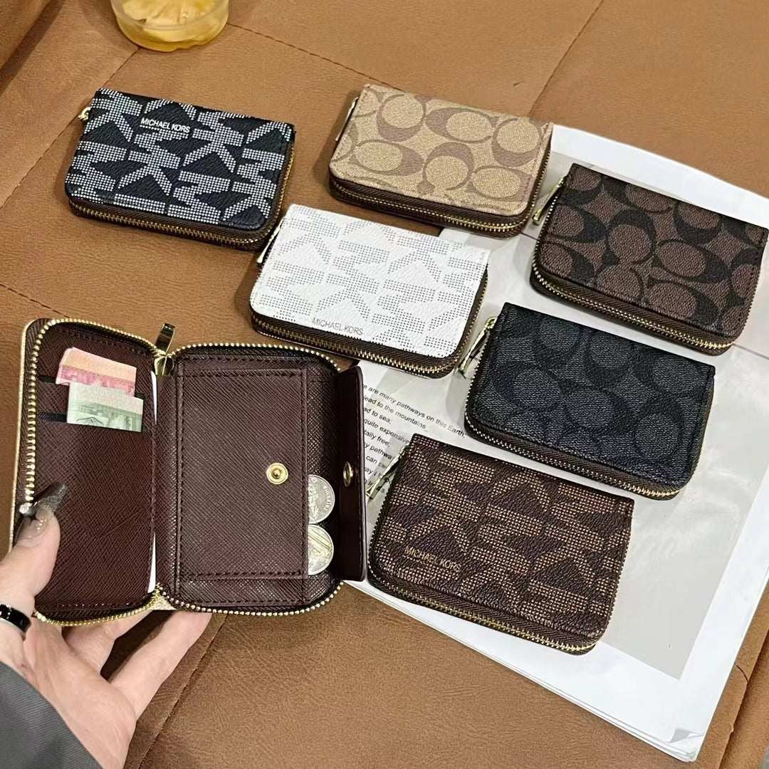 Luxury MK & CO-Inspired Zipper Wallet Collection - Image 2