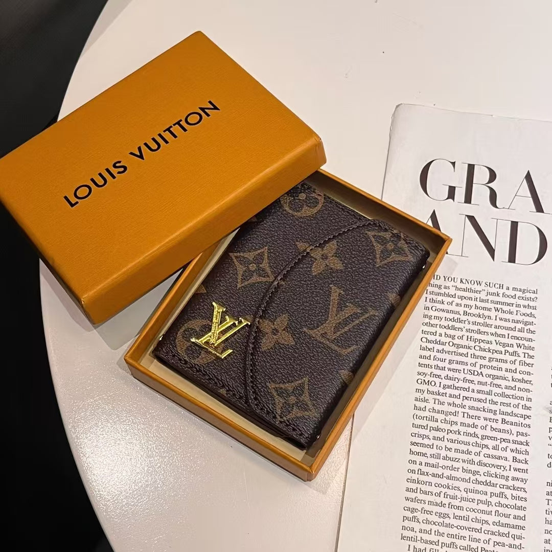 Luxury Lou & GG-Inspired Monogram Compact Wallet Collection - Image 7