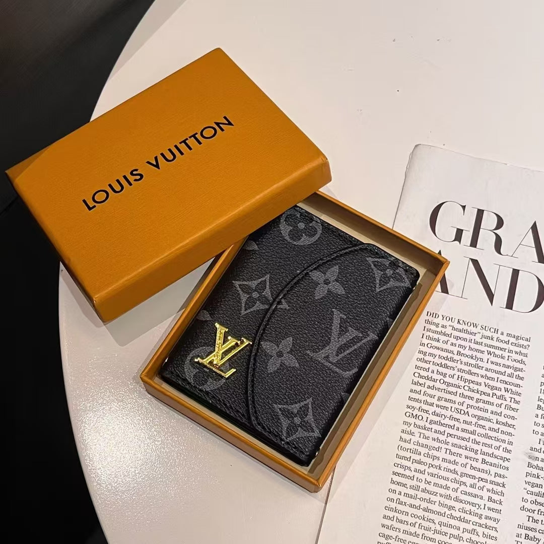 Luxury Lou & GG-Inspired Monogram Compact Wallet Collection - Image 10