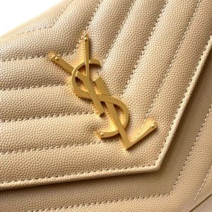 YL- Envelope Chain Wallet In Lambskin