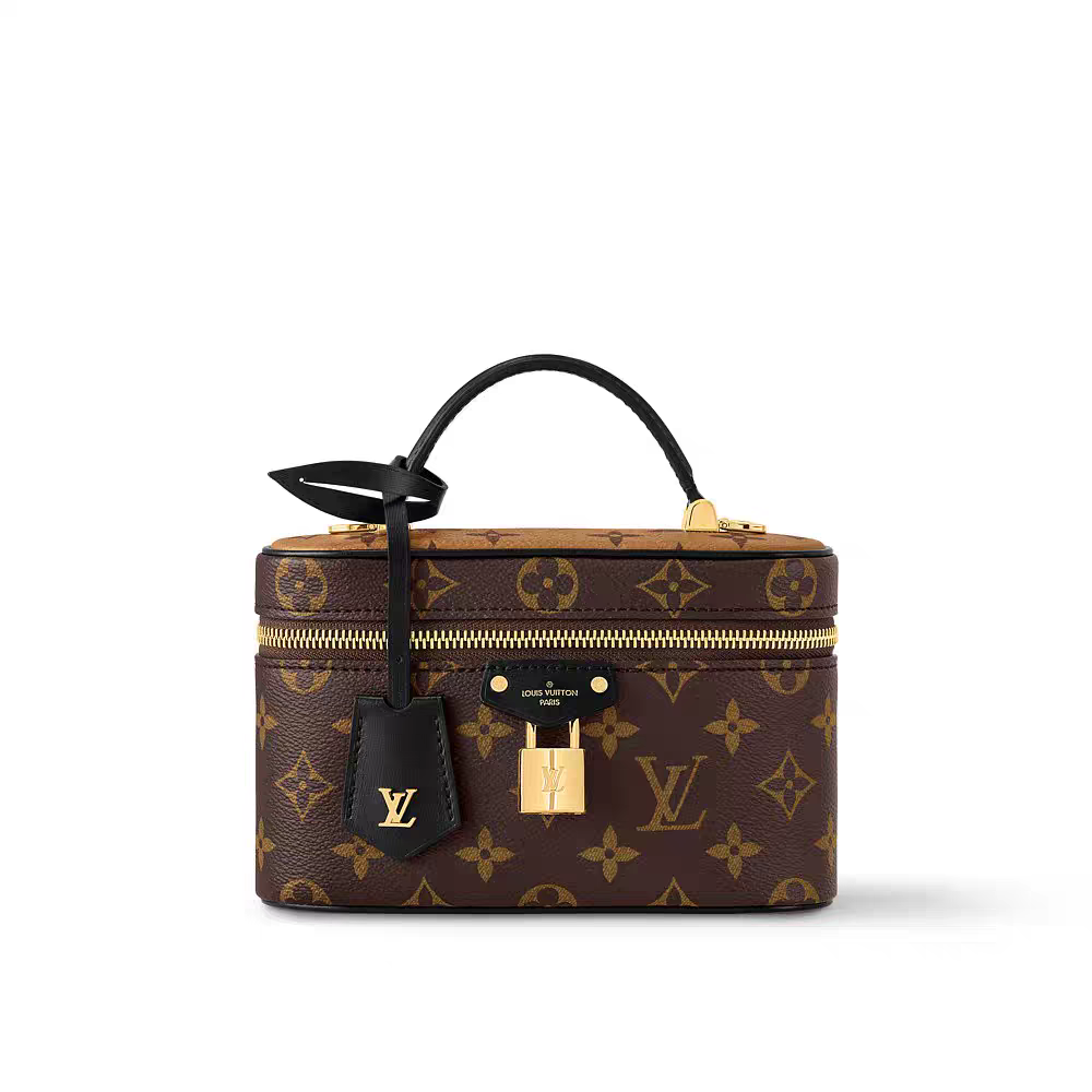 Vintage-Inspired Box hand bag – Elegant Monogram Tote Box - Image 2