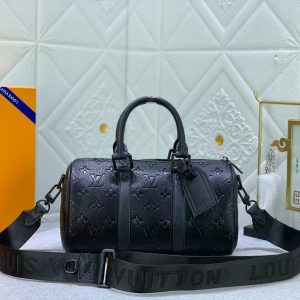 Lou Black Luxury Leather Bag – Versatile, Stylish & Functional