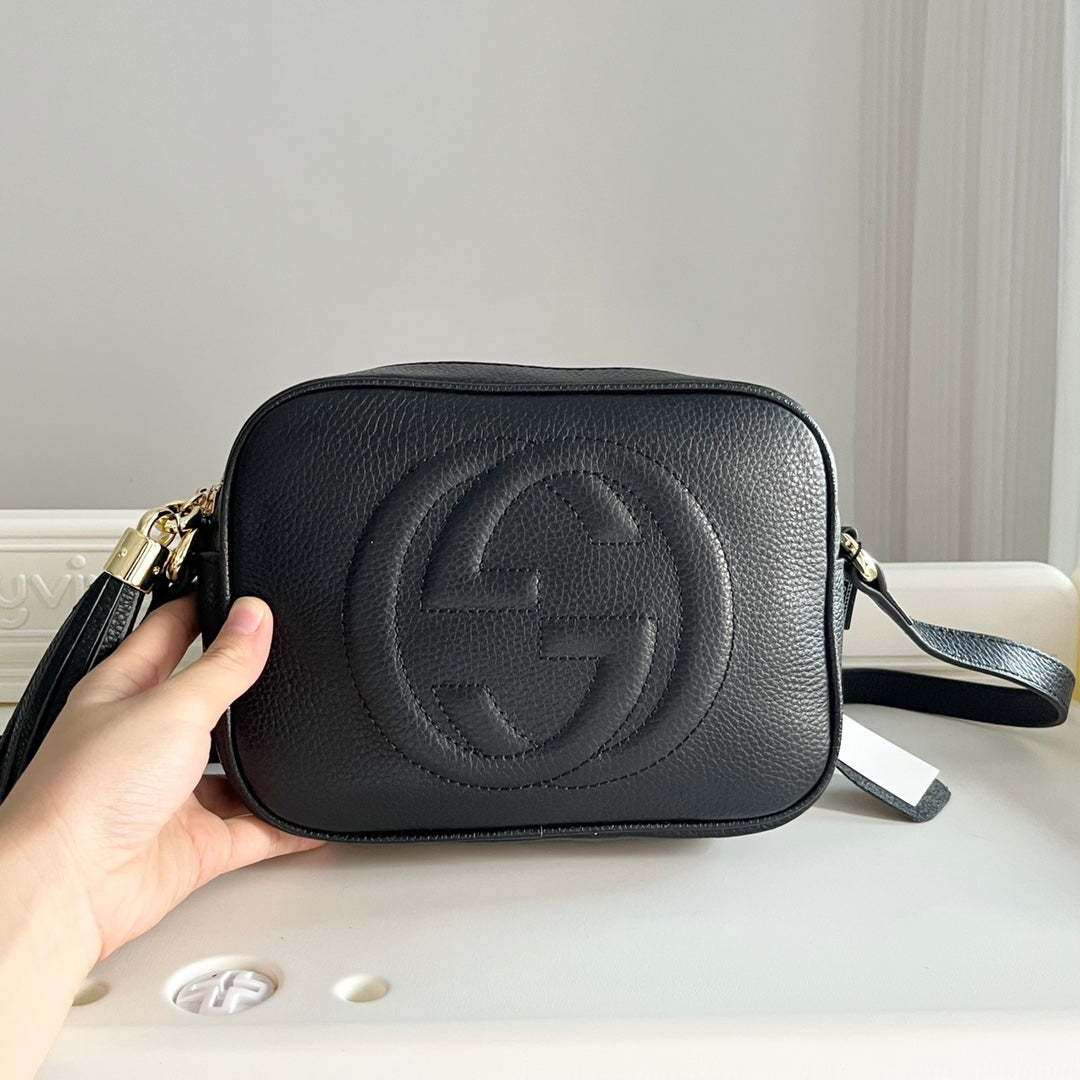 Advanced Pebbled Leather Crossbody Bag - Image 7