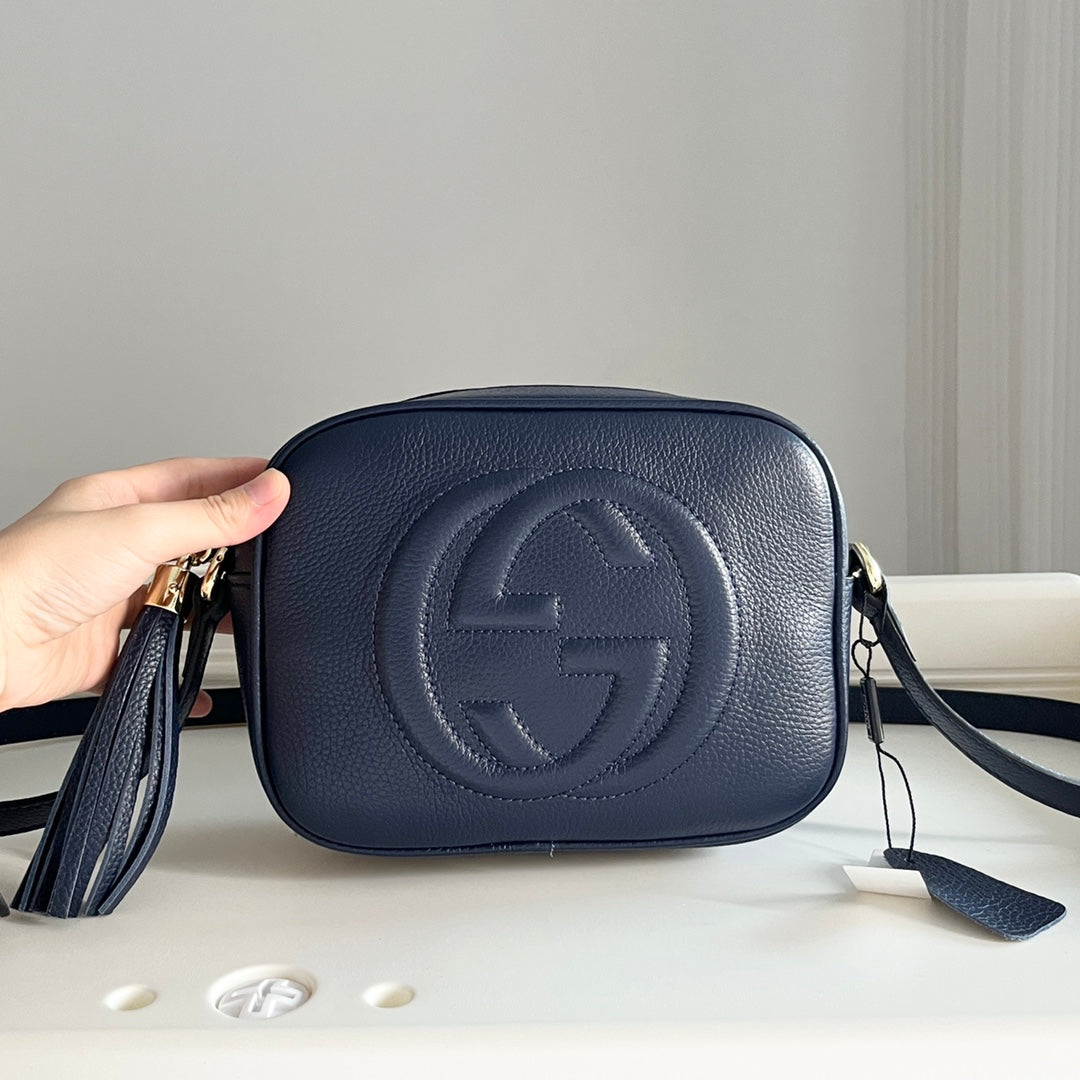 Advanced Pebbled Leather Crossbody Bag - Image 6