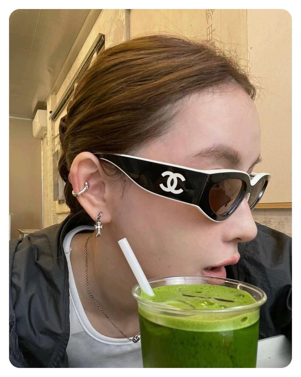 Rectangle Acetate Sunglasses - Image 2