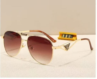 Luxury Metal Pilot Sunglasses 113 - Image 7