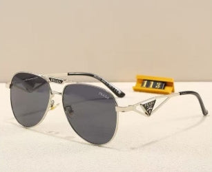 Luxury Metal Pilot Sunglasses 113 - Image 8