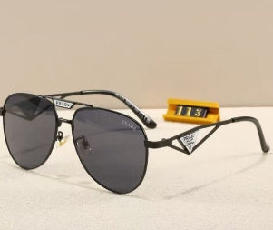 Luxury Metal Pilot Sunglasses 113 - Image 11