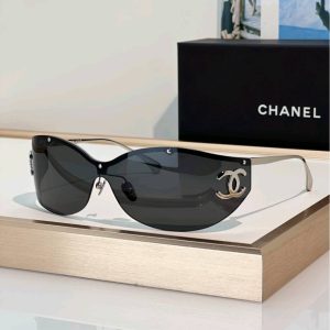 New Arrival, Haute Luxury Rimless Wrap-Around Sunglasses