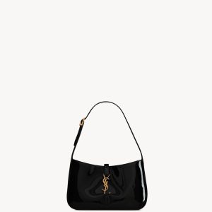 Smooth Leather Hobo Shoulder Bag