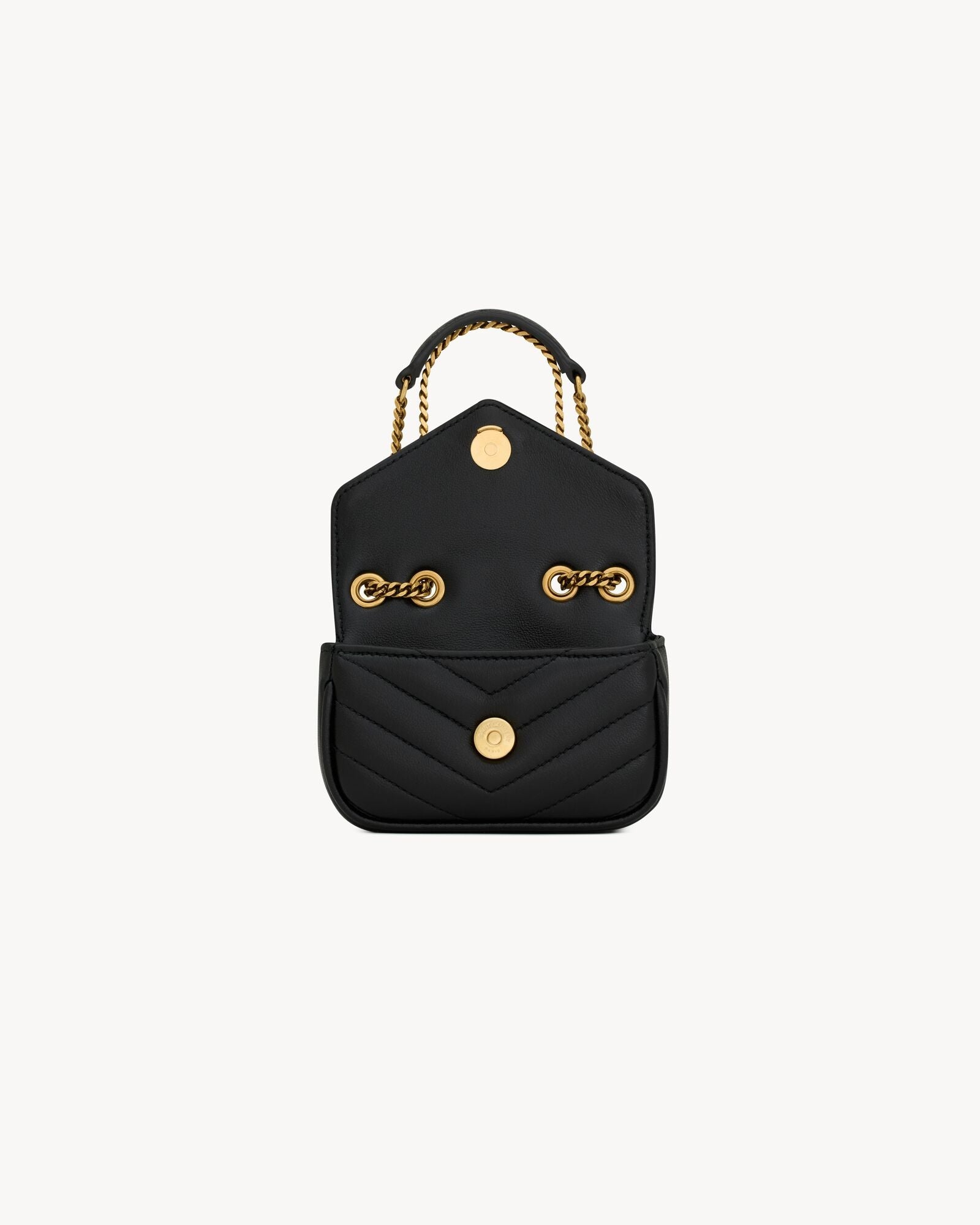 L-Y Leather Mini Chain Adjustable Handbag Wallet - Image 5