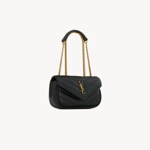 L-Y Leather Mini Chain Adjustable Handbag Wallet