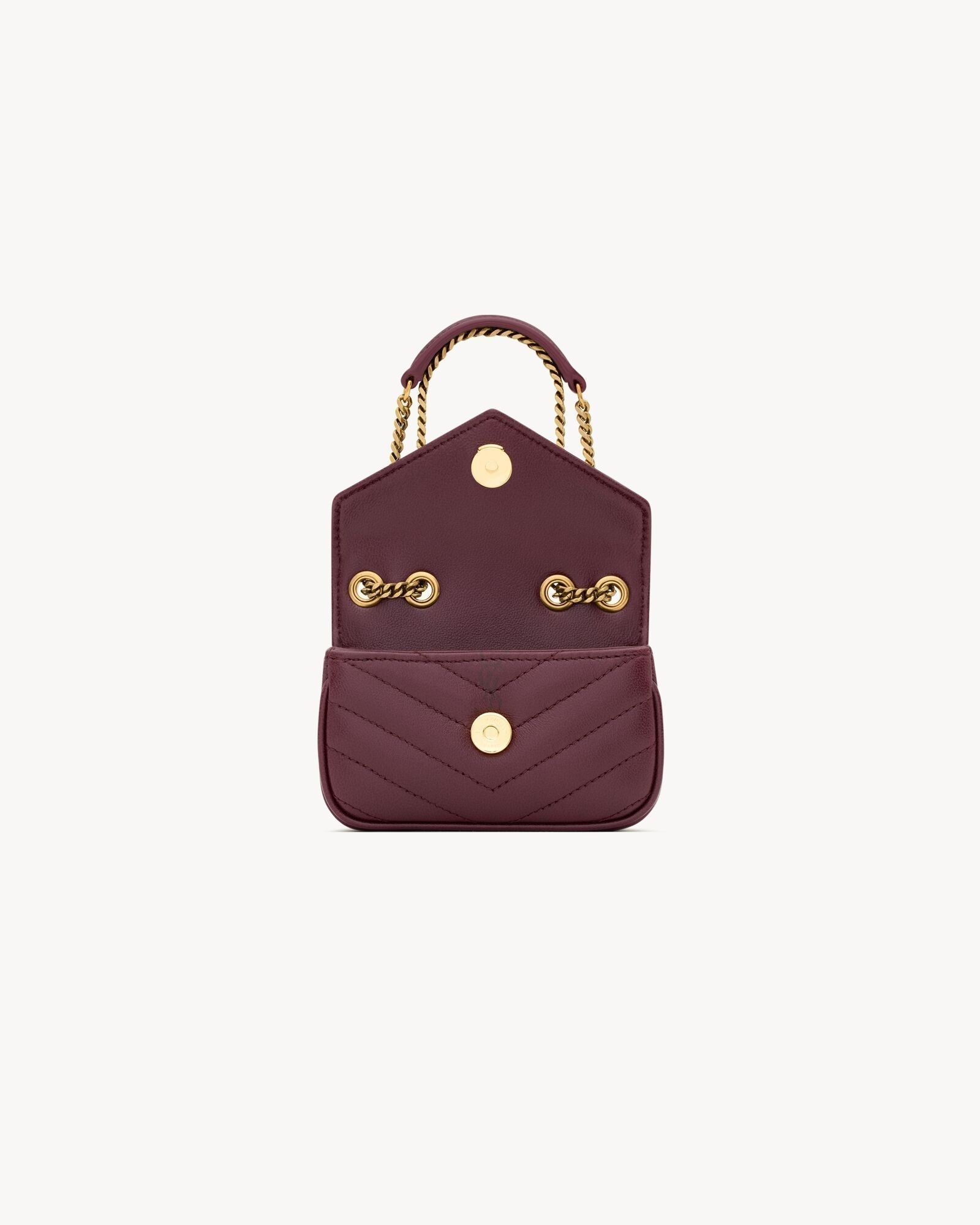 L-Y Leather Mini Chain Adjustable Handbag Wallet - Image 11