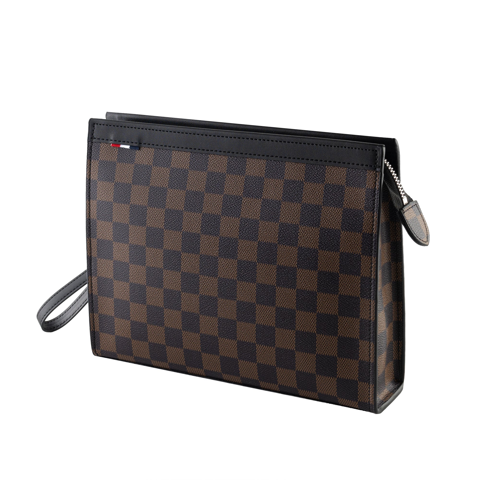 Vintage Check Leather Clutch - Image 2