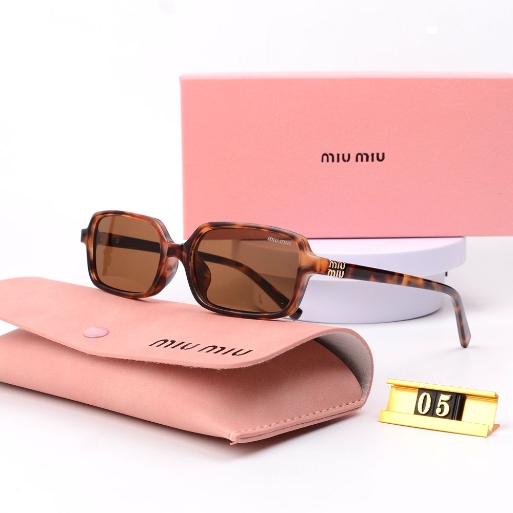 Leopard Print Square Frame Retro Glasses & Sunglasses - Image 8