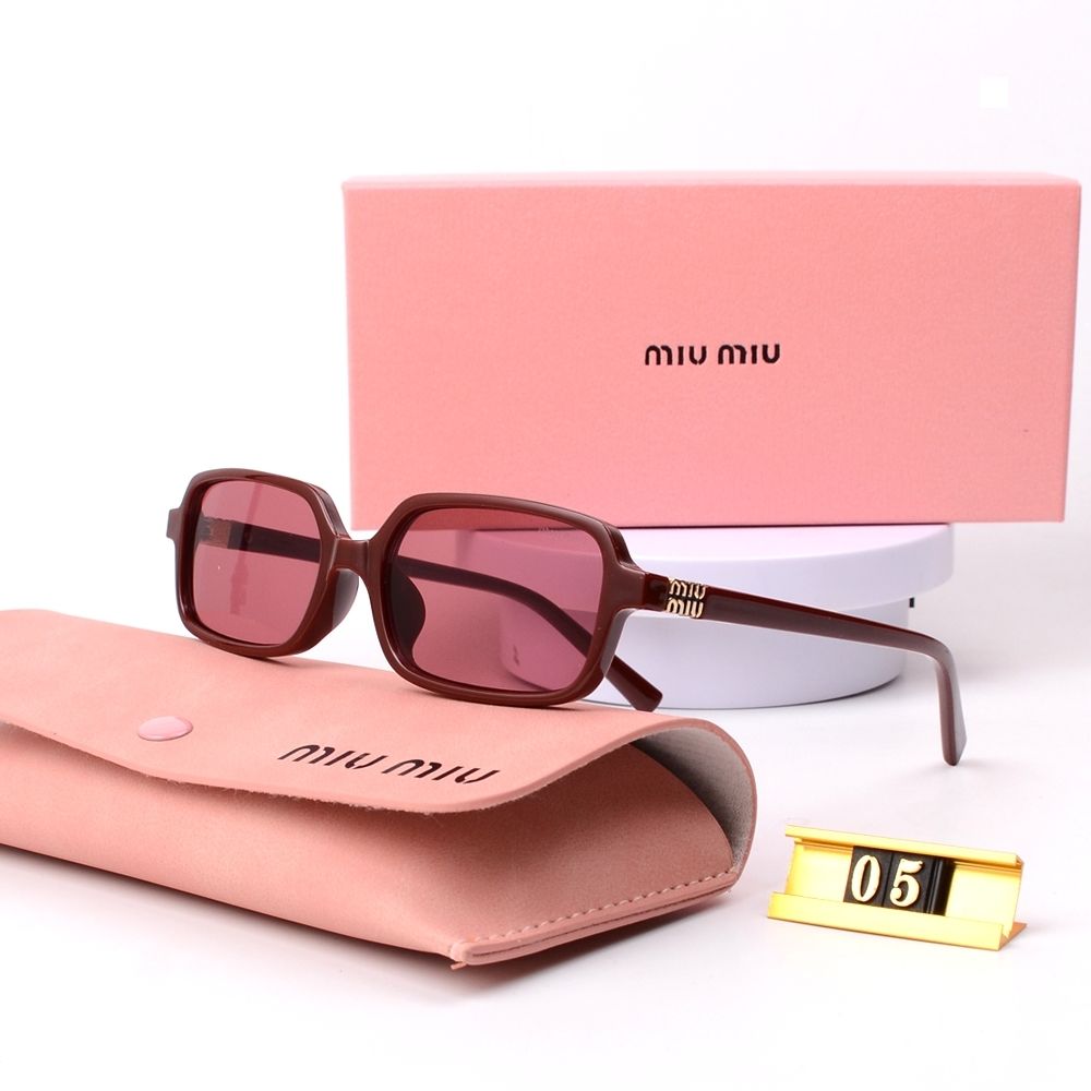 Leopard Print Square Frame Retro Glasses & Sunglasses - Image 7