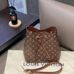 Retro Luxury Drawstring Bucket Bag, Daily Crossbody Bag