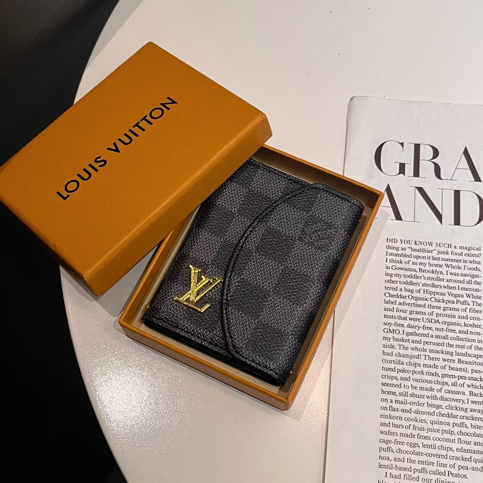 Luxury Lou & GG-Inspired Monogram Compact Wallet Collection - Image 11