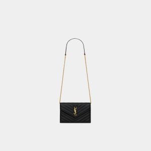 YL- Envelope Chain Wallet In Lambskin